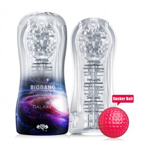 US - 4D BIGBANG Passion Masturbation Cup With Red Sucker Ball (GALAXY)